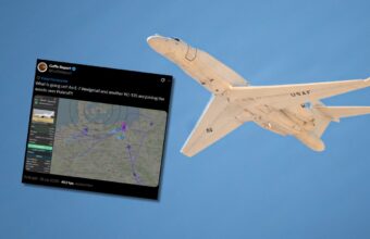 an aerial blade aimed at kaliningrad unexpectedly large nato aircraft formation over poland 22386