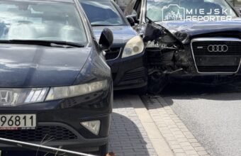 audi crashes into three parked cars in mokot w as driver and passenger flee on foot 24373