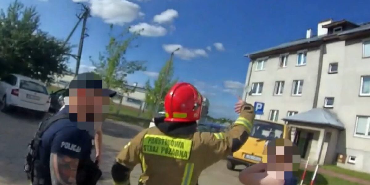 Drunk Man Threatens to Blow Up Apartment Building with Gas Cylinder in Siedlce drunk man threatens to blow up apartment building with gas cylinder in siedlce 20276