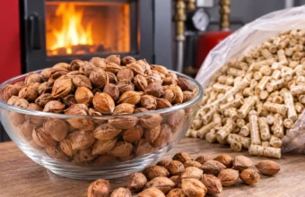 fruit pits replace wood pellets with energy yields exceeding 20 mj kg 21469