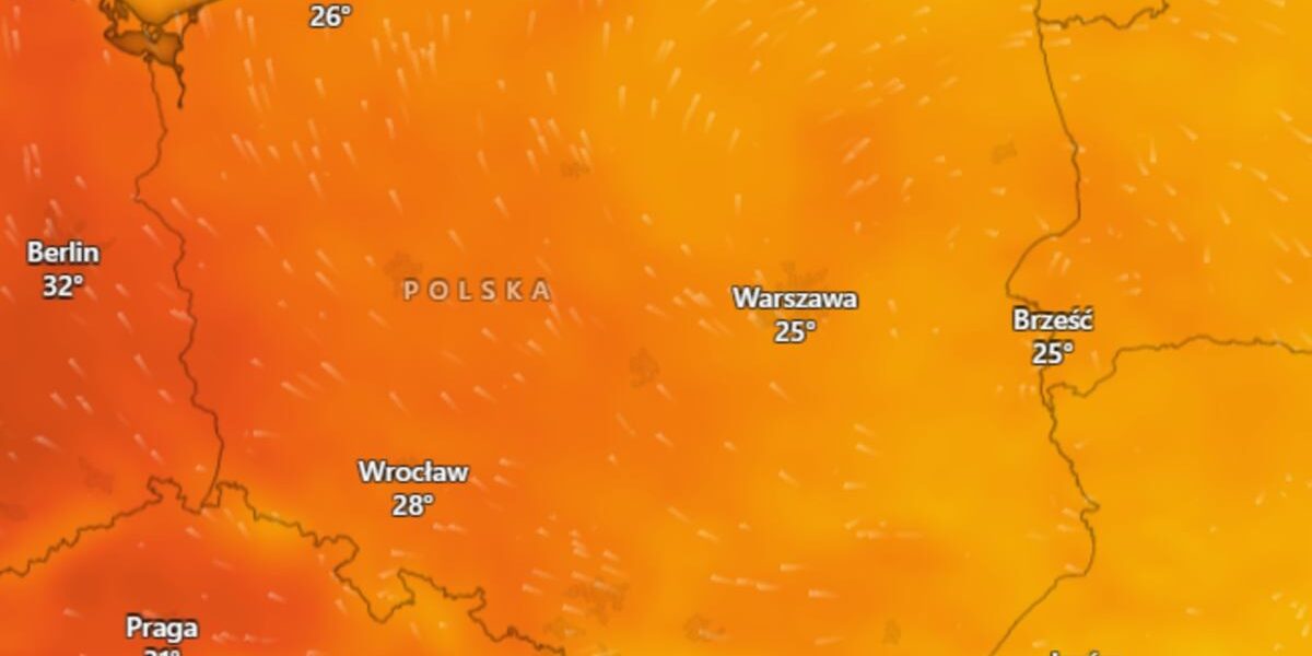 high pressure system to bring clear skies and temperatures up to 29 degrees in poland 20455