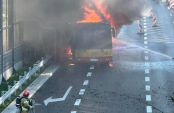 road maintenance crews to repair fire damaged section of aleja stan w zjednoczonych 22351