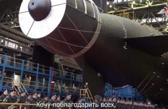 russia begins sea trials of the khabarovsk nuclear submarine 22424