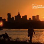 solar eclipse over warsaw stunning photos capture the phenomenon at sunset 20411
