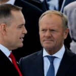 tusk and nawrocki in gdynia it doesn t always happen like this does it mr president 20333