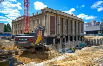 underground expansion of the museum underway construction in nowa huta in full swing 22381