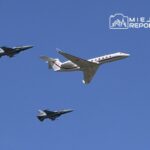 warsaw air parade rehearsal shuts down bridges and halts traffic 20827